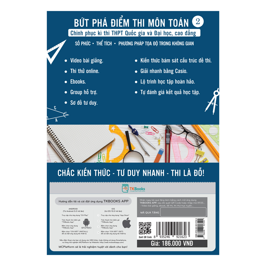Bứt Phá Điểm Thi Môn Toán 2 - 2019 - Tích Hợp Video Bài Giảng + Thi Thử Online
