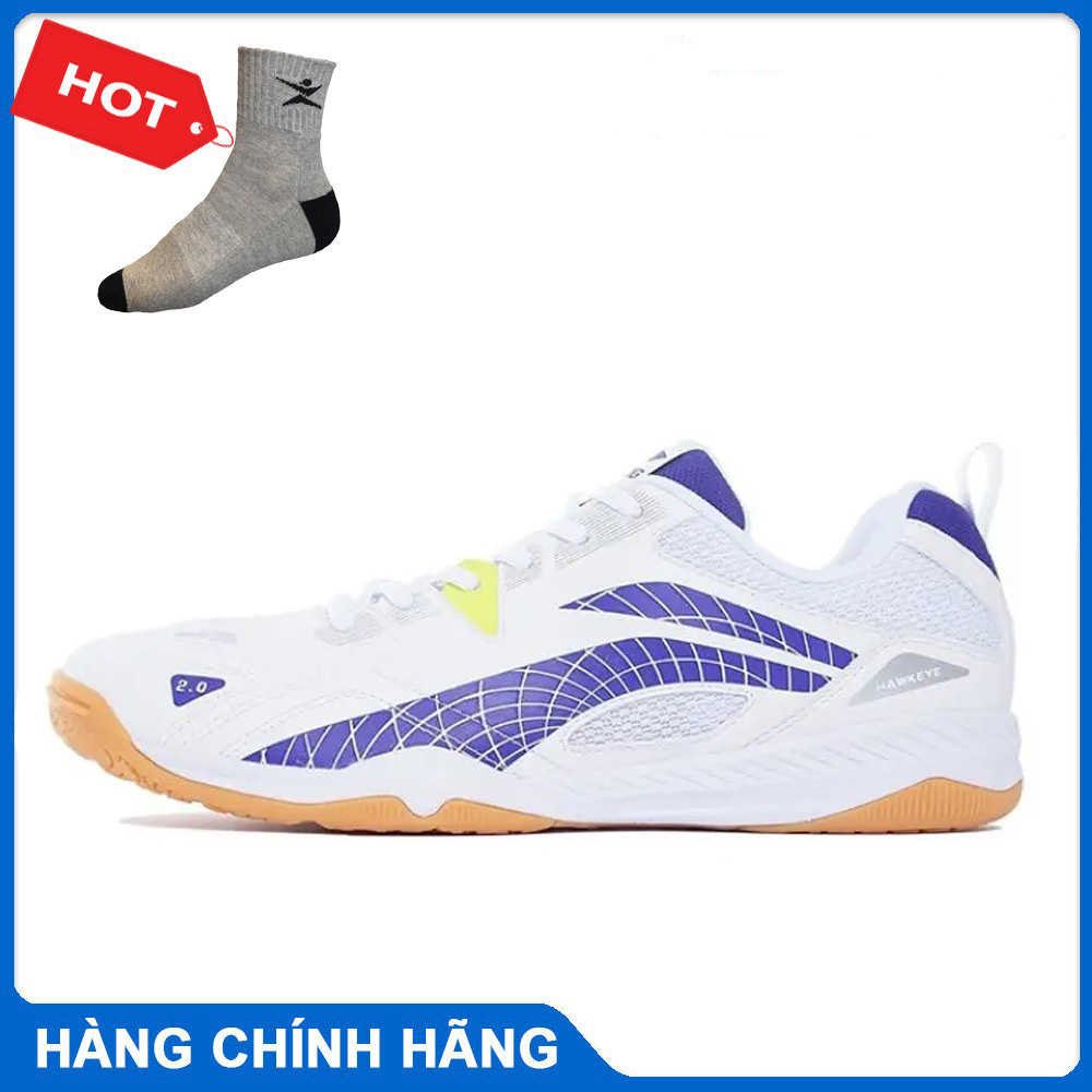 Giày bóng bàn Lining nam chính hãng Hawkeye 2.0 APTT005-1 mẫu mới màu trắng