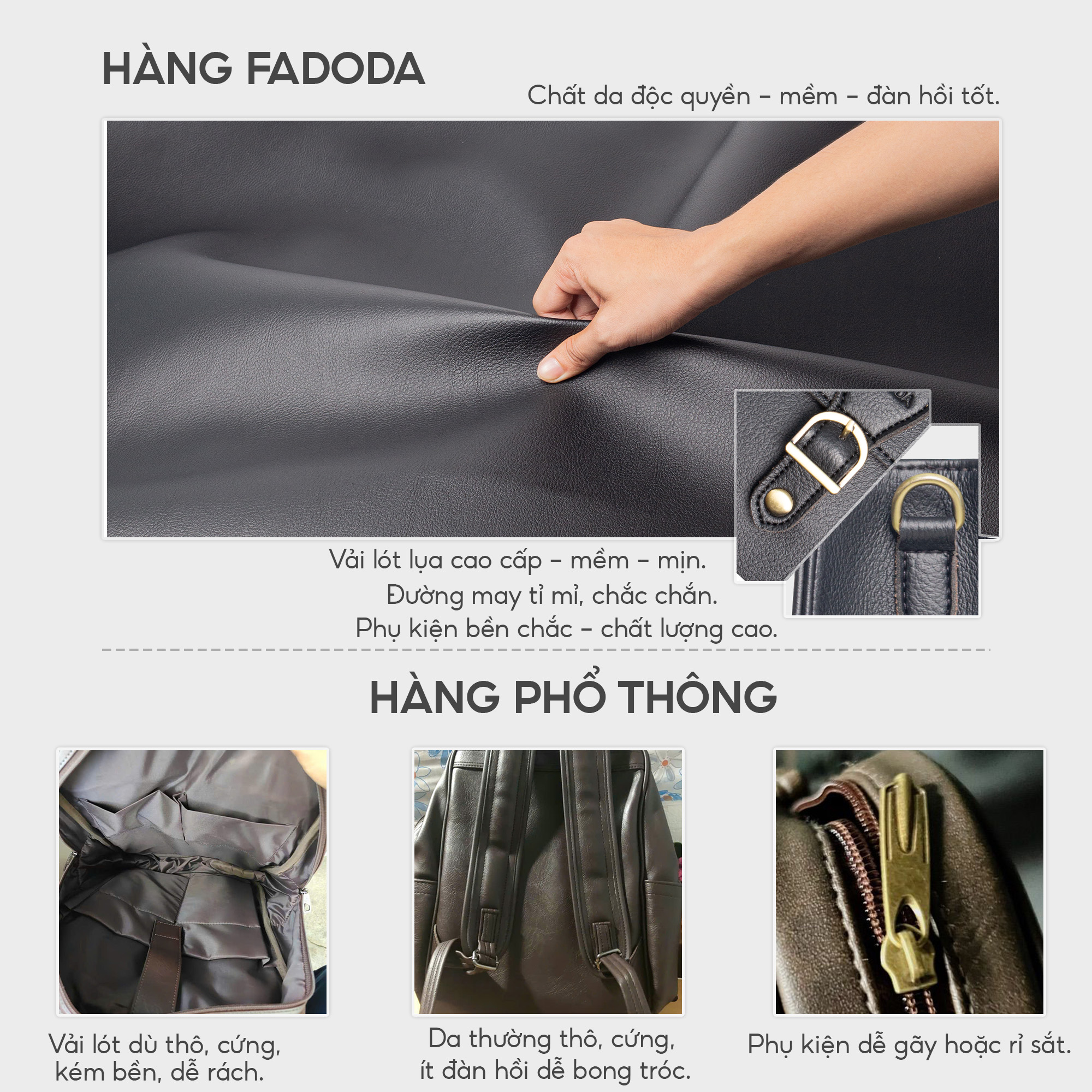 Túi xách công sở nữ thời trang hiện đại FADODA FTX7