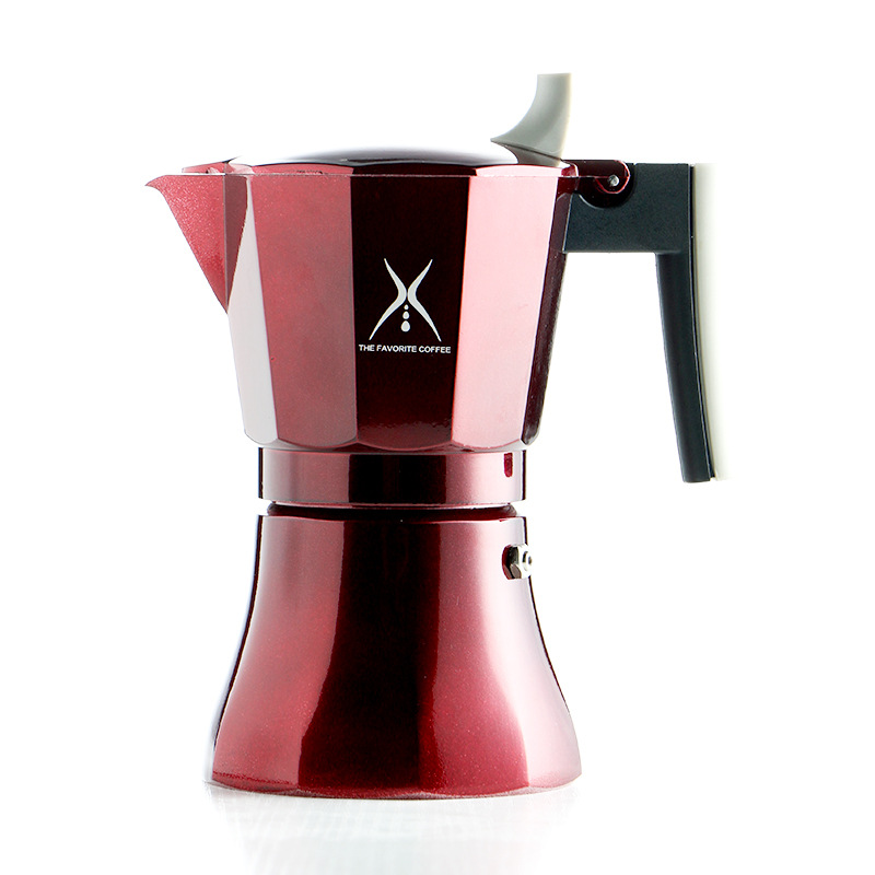 Ấm pha cà phê Moka Pot bằng nhôm, bình pha cà phê kiểu Ý