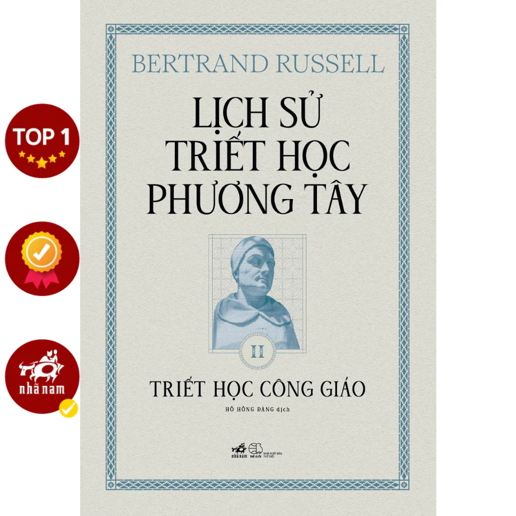 Sách - Combo Lịch sử triết học phương Tây (Trọn bộ 03 cuốn) (Bertrand Russell) (Bìa cứng) - Nhã Nam Official