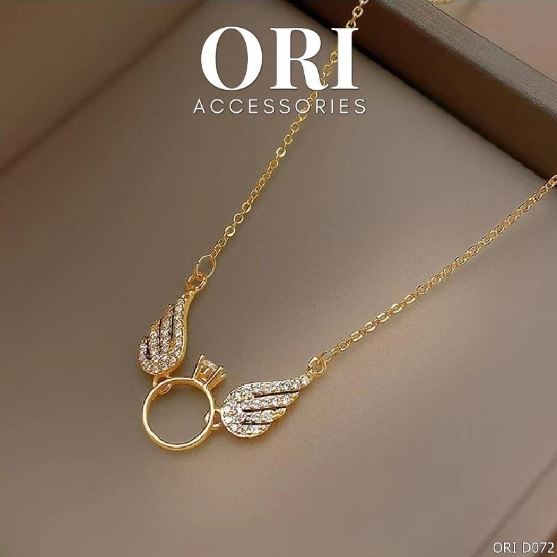 Dây chuyền nữ đôi cánh thiên thần Angel xinh xắn thời trang ORI ACCESSORIES D072