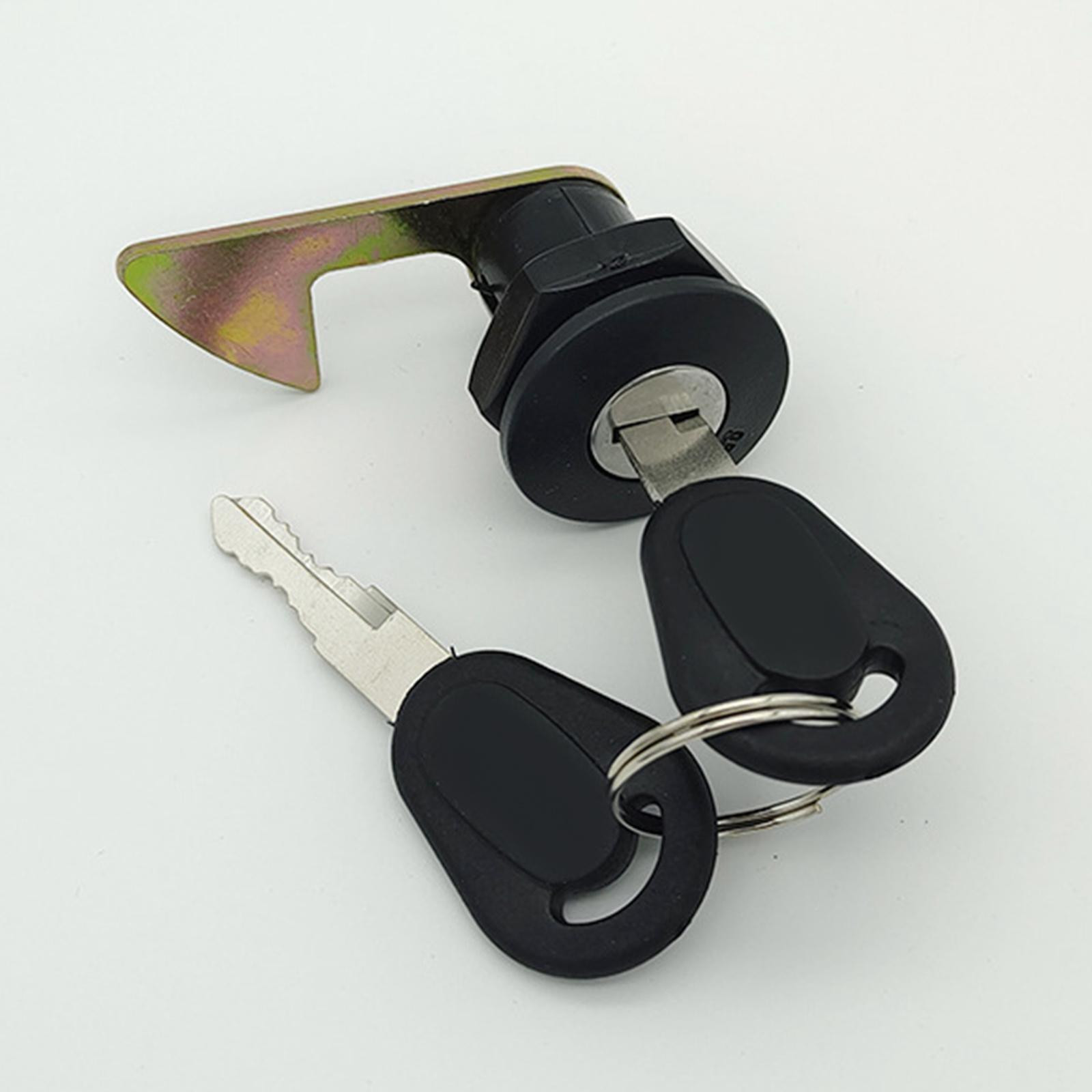 Motorcycle Rear Trunk Lock Sturdy with 2 Keys Rear Trunk Case Lock Accessory