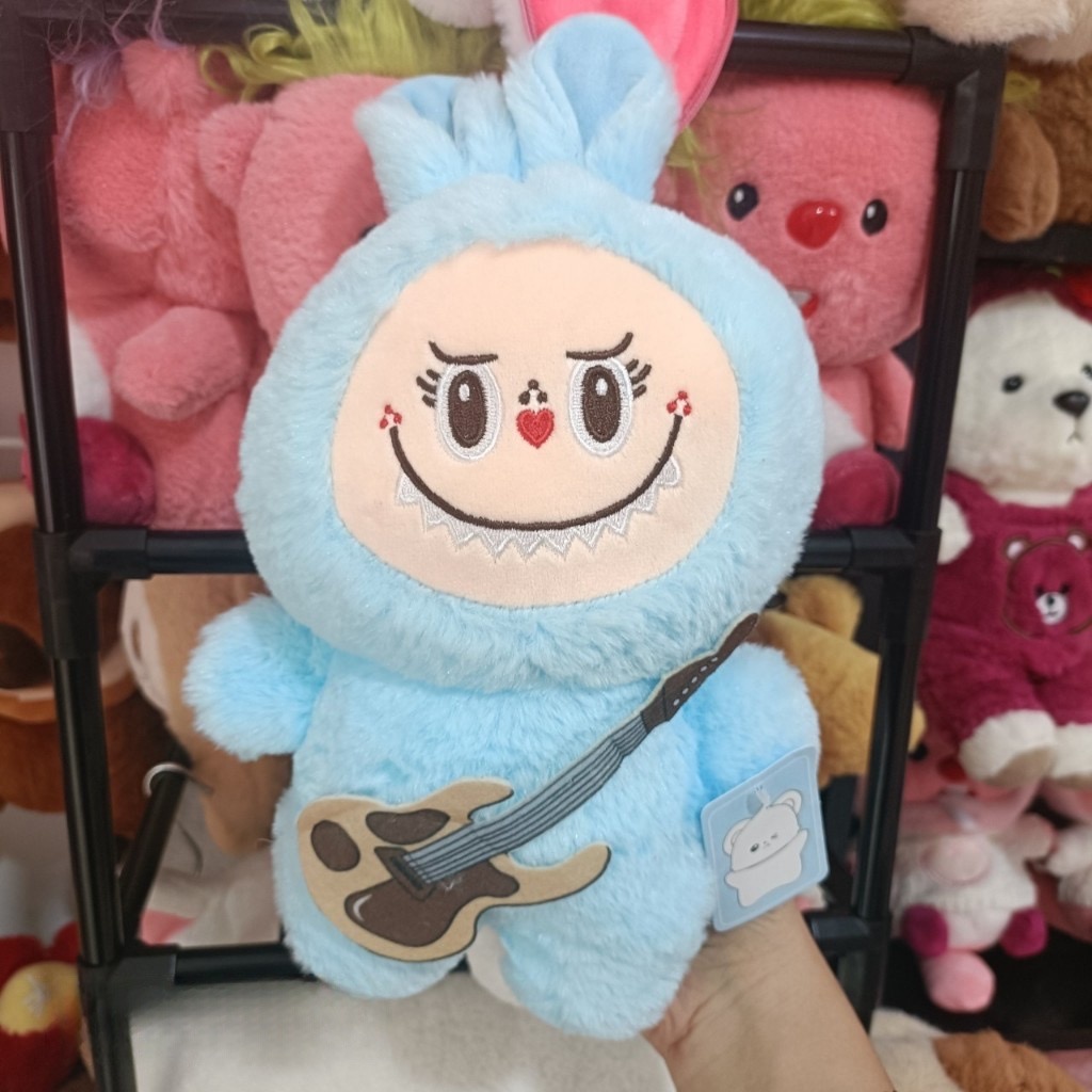 Thú nhồi bông labubu đáng yêu - Size 22cm - Quà tặng gấu bông xinh xắn êm mịn