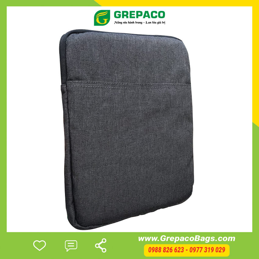 Túi Đựng Ipad Máy Tính Bảng Grepaco Chống Sốc Cao Cấp Vải Bố Canvas Nam Nữ Unisex Mẫu Mới Đẹp Thời Trang – Hàng Chính Hãng