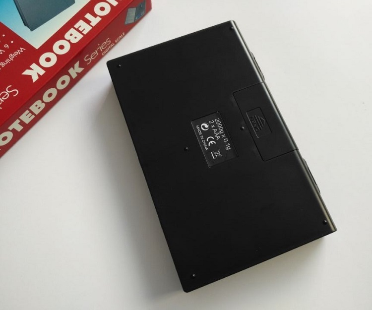 Cân tiểu ly điện tử 2000g/0.1g Notebook