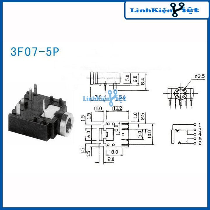Sản phẩm Jack Audio 3.5 3F07