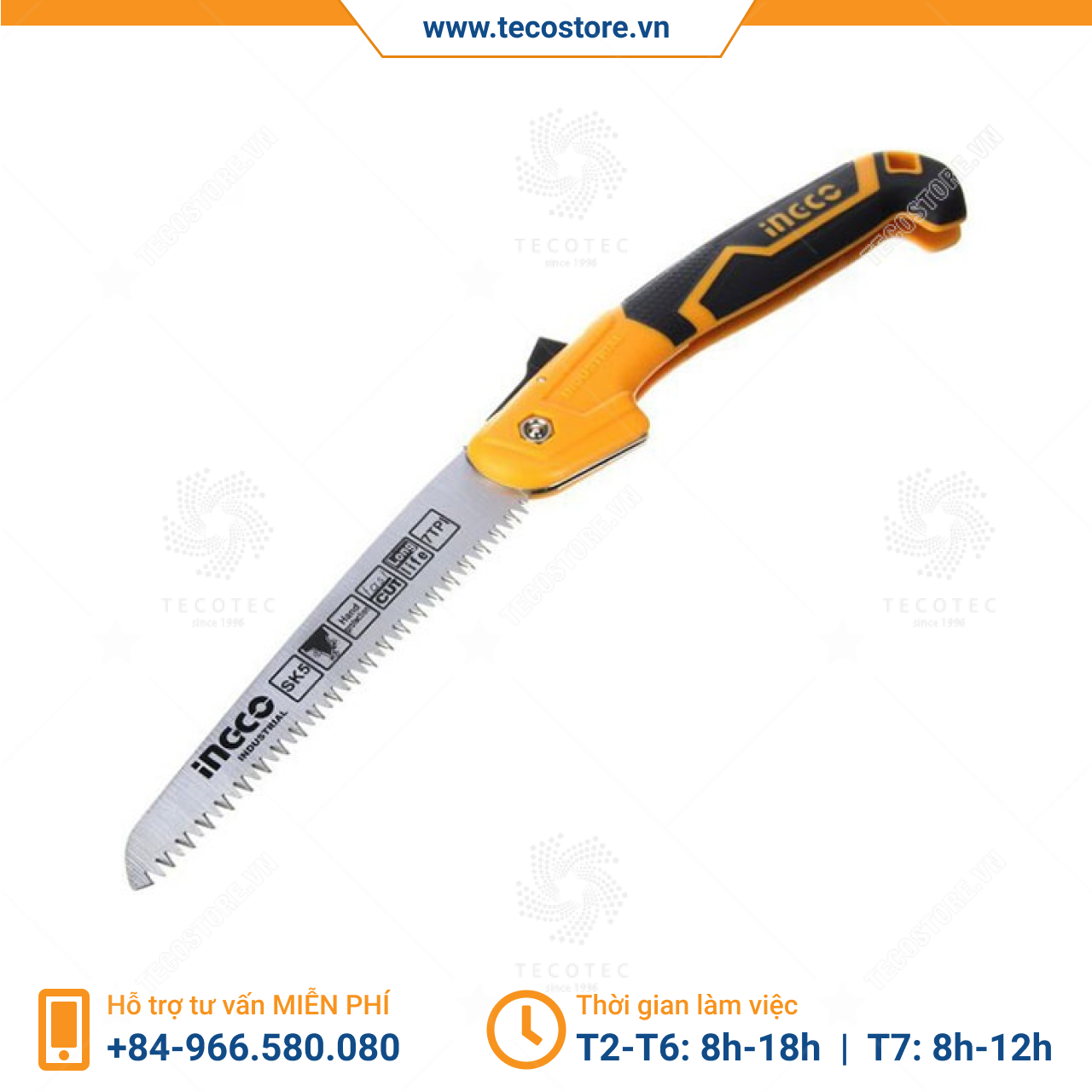 Cưa tay dạng xếp INGCO HFSW1808