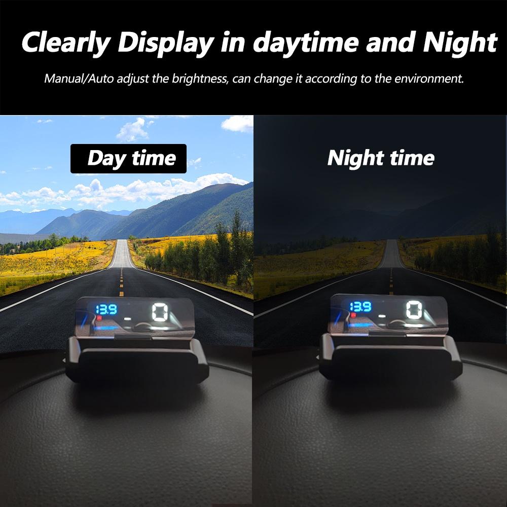 Đồng hồ cảnh báo tốc độ C500 có màn hình hiển thị cho xe hơi