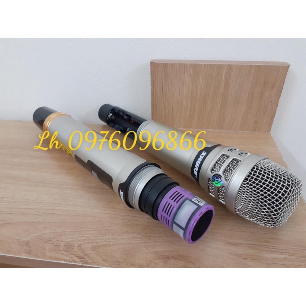 ( XẢ HÀNG GIÁ SỐC ) Micro Không Dây Shure UGX 21 Hàng Chuẩn Loại 1- Micro Không Dây Shure 21 Loại 1- Combo Mic Hát Karao