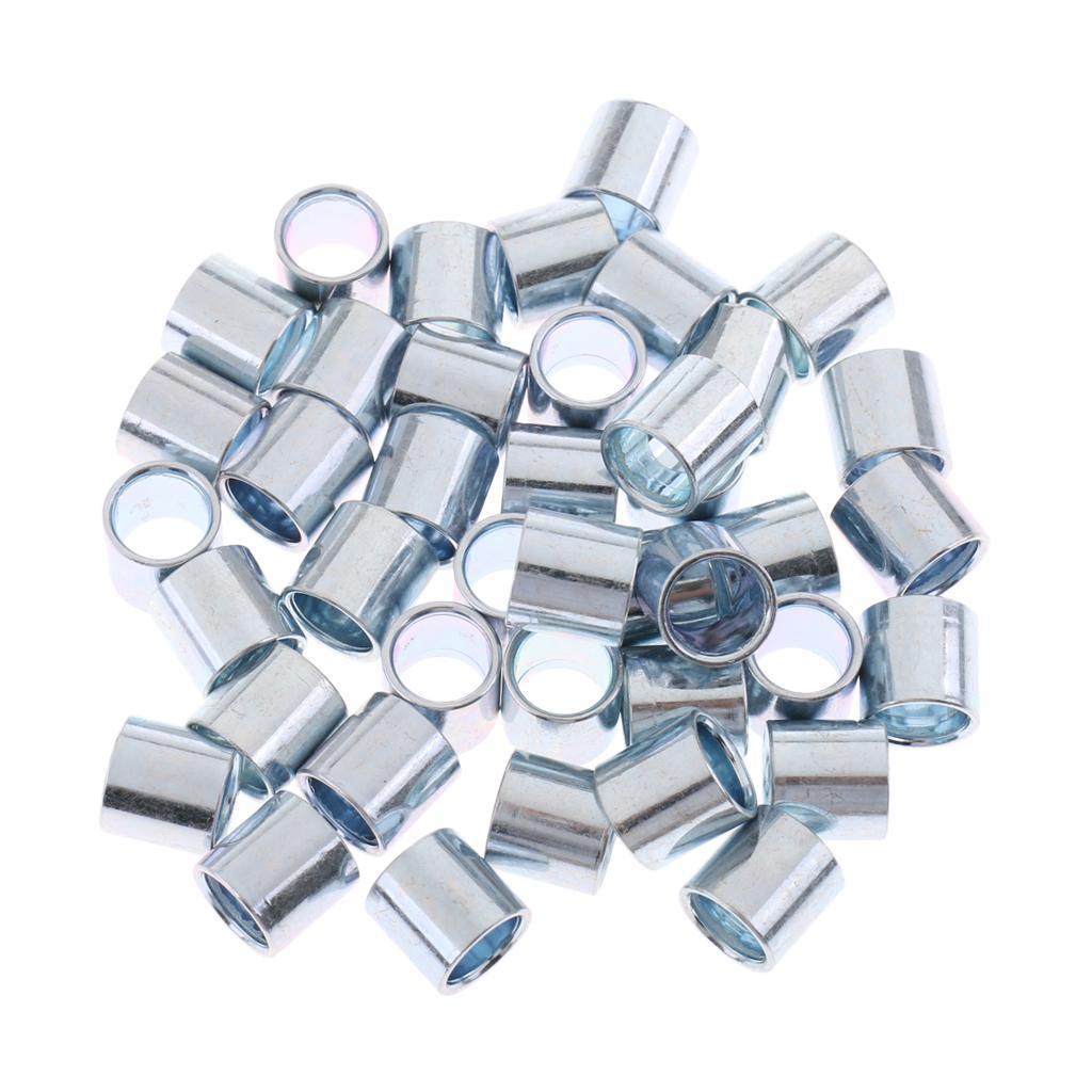 2x40 Pieces Sturdy Longboard Skateboard Bearings Spacers Hardware