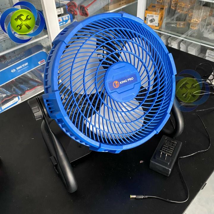 Quạt chạy pin và điện KINGPRO sài chung chân pin phổ thông 18V