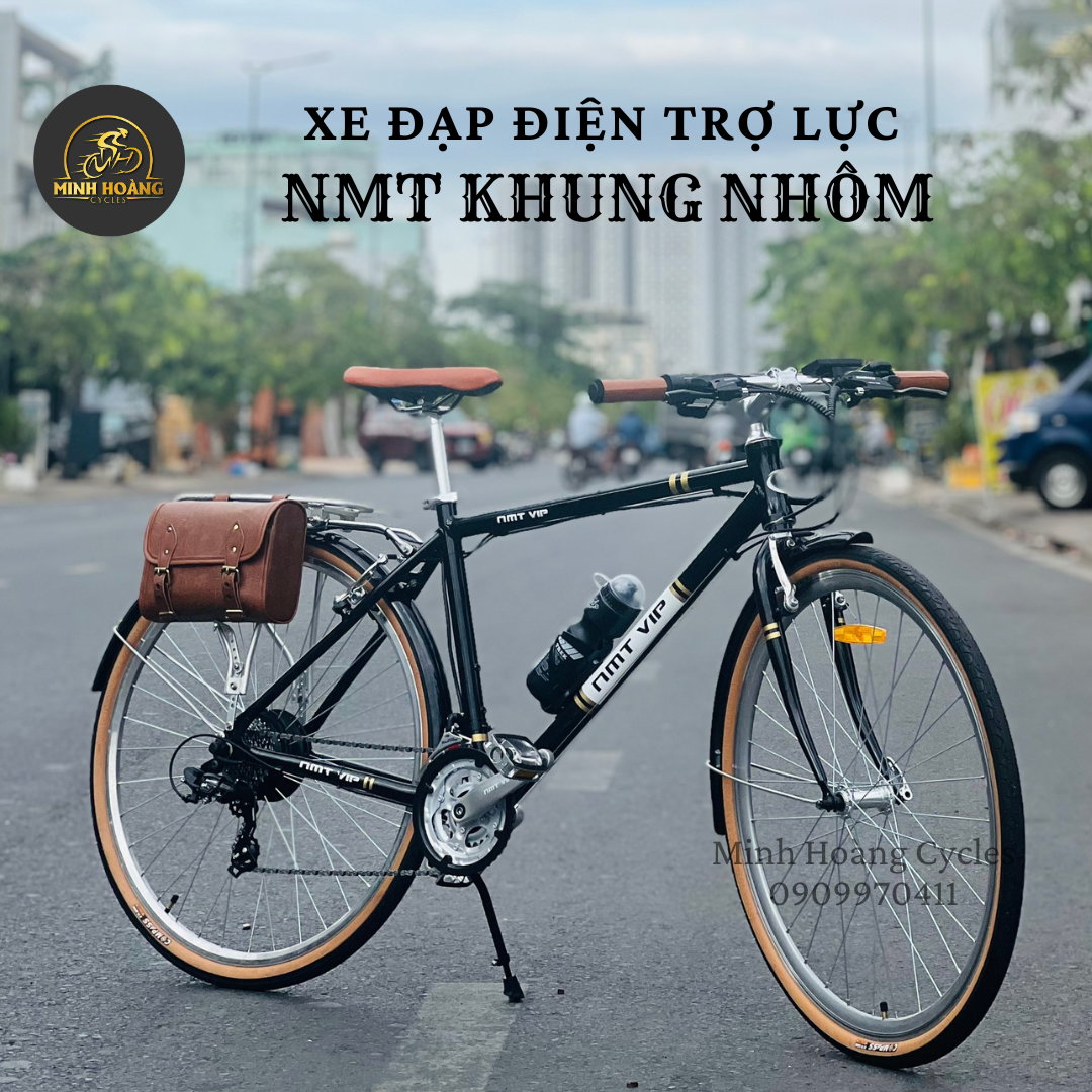 XE ĐẠP ĐIỆN TRỢ LỰC KHUNG NHÔM NMT FUHACHI