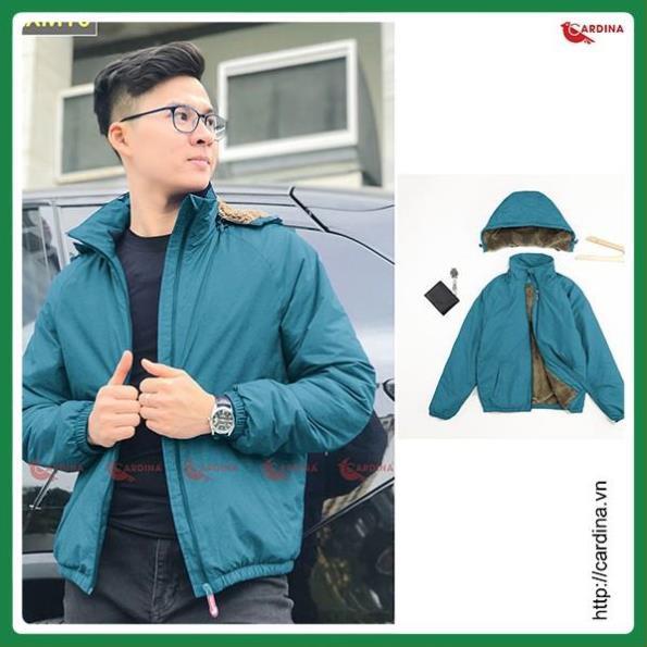 Áo Khoác Nam Vải Gió Xước 2 lớp Lót Lông Cừu Cao Cấp Siêu Ấm, Siêu Nhẹ, Kiểu Dáng Thể Thao Trẻ Trung, Năng Động