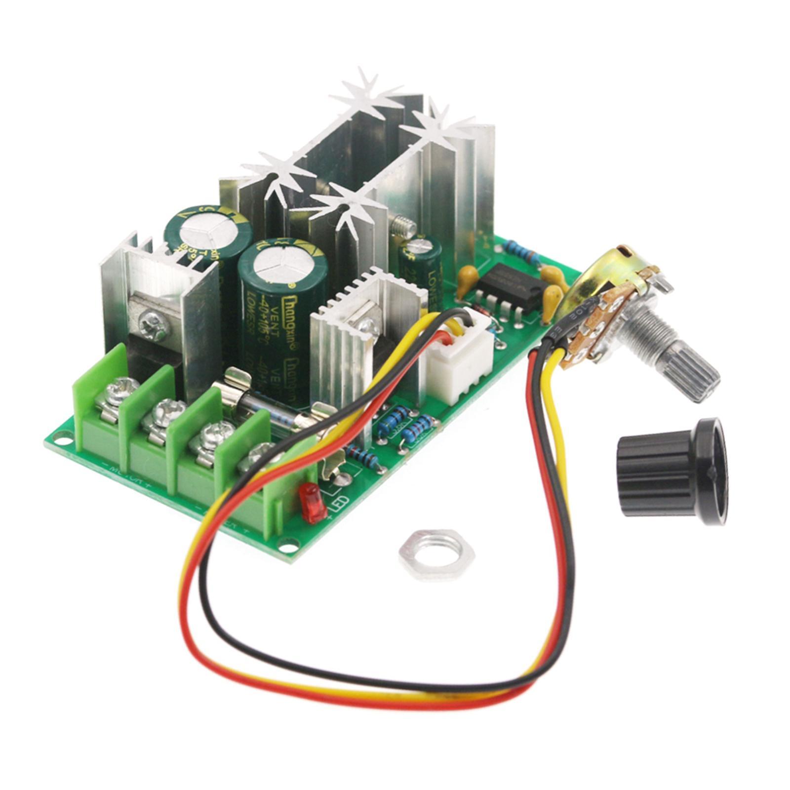 Electronic 10-60V 20A PWM DC Motor Speed Controller Drive Module Easy To Use