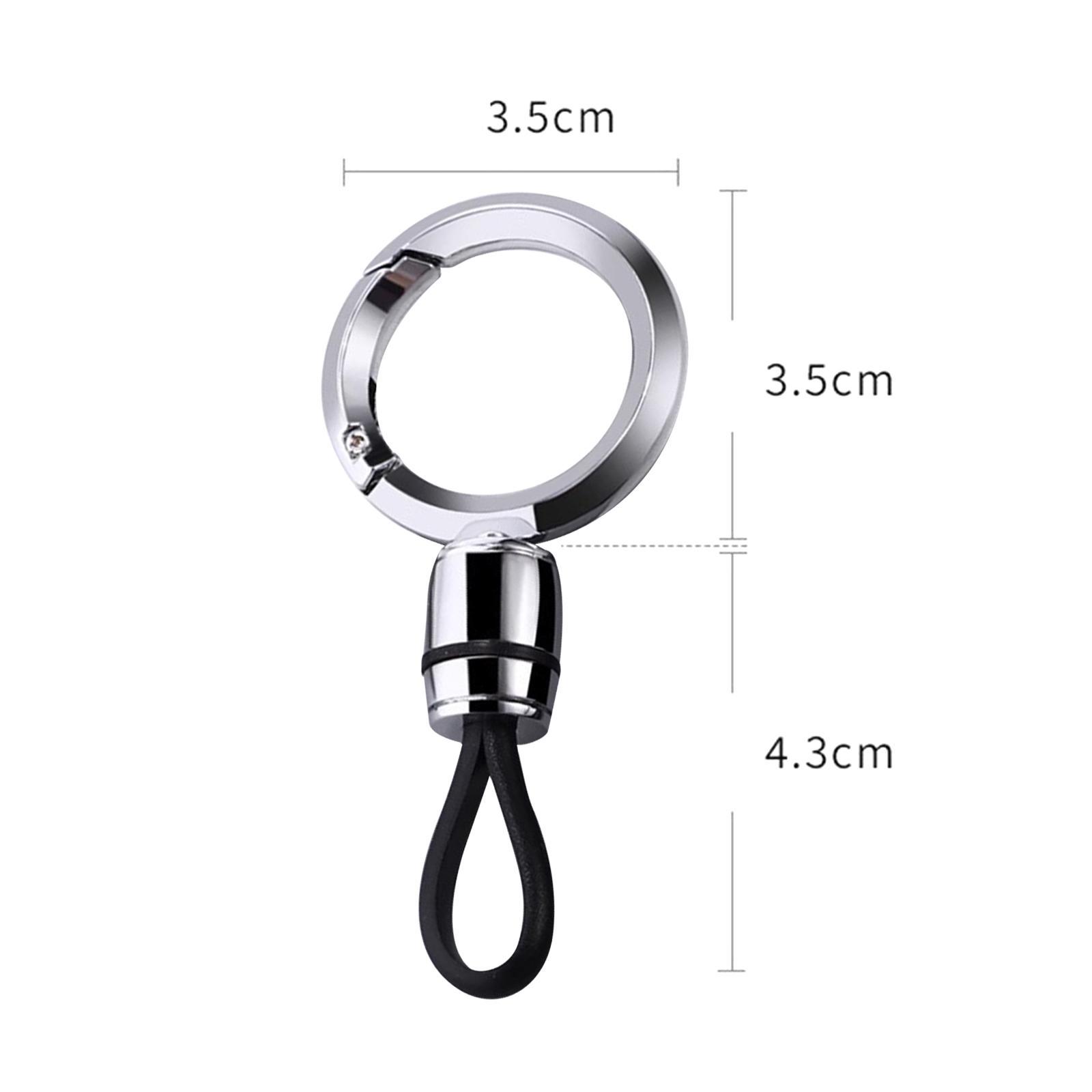 Car Fob Keychain Motorcycle Keychain Anti Lost Universal Key Fob Holder Business Keychain Metal Keyring for Men and Women Keys Backpack