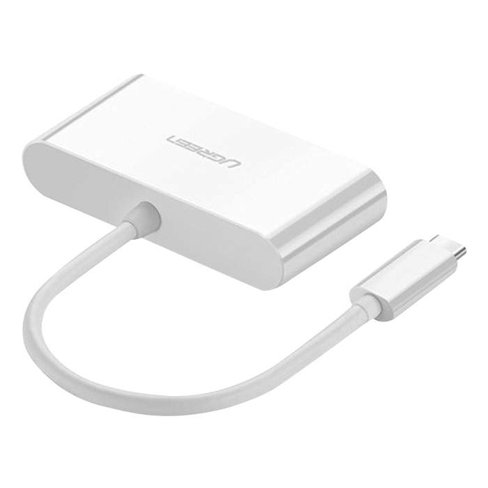 Cáp USB-C 3.1 To USB 3.0 + VGA Ugreen (30376) - Hàng Chính Hãng