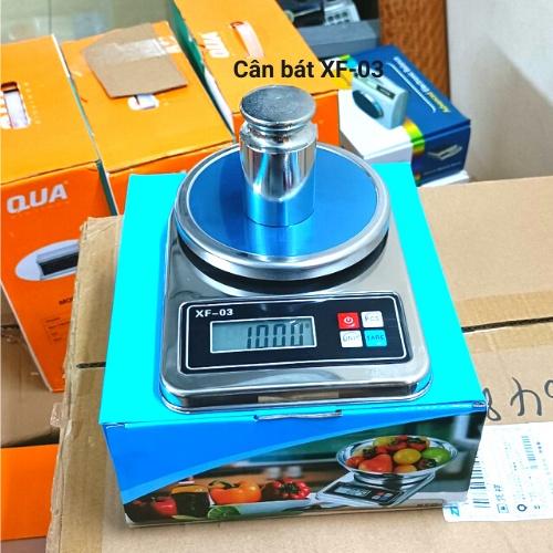 Cân điện tử nhà bếp XF-03 chính xác đến từng gam tặng bát inox