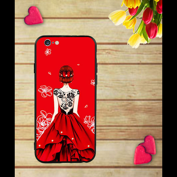 Ốp lưng viền TPU cho điện thoại Iphone 6 Plus/6s Plus - Girl 05