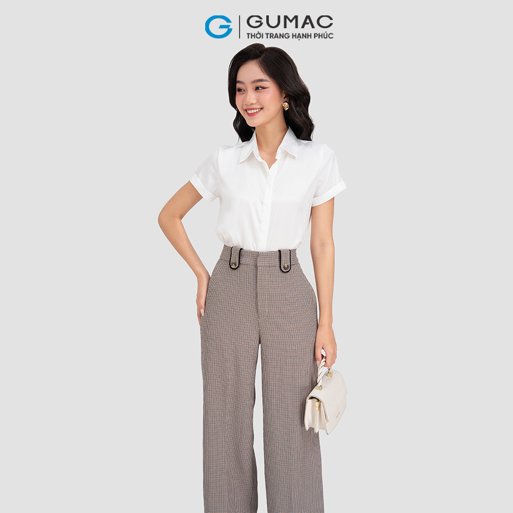 Áo kiểu tay lật GUMAC LAD0301