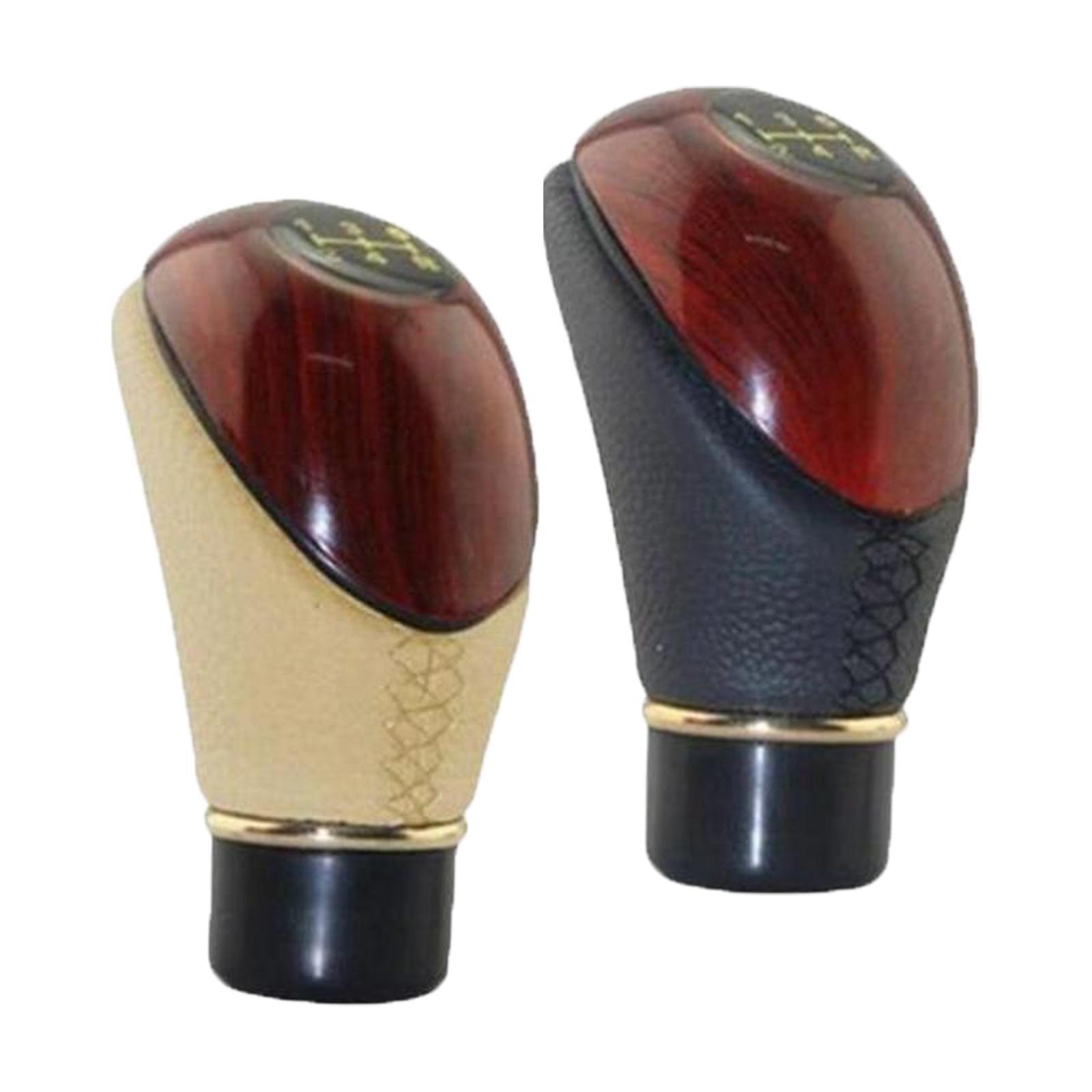 2Pcs Manual Gear Shifter Knob shifting Knob 5 Speed Replace