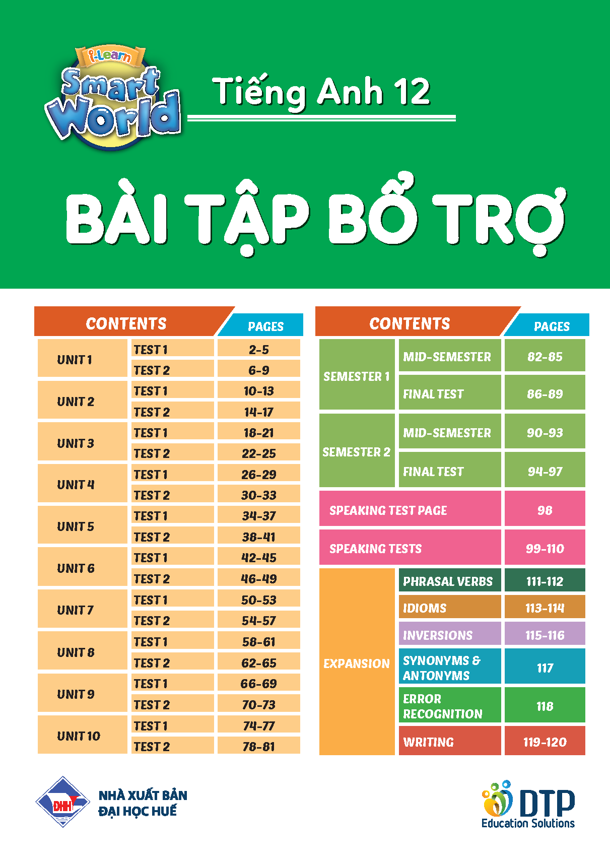 Bài tập Bổ trợ Tiếng Anh 12 i-Learn Smart World