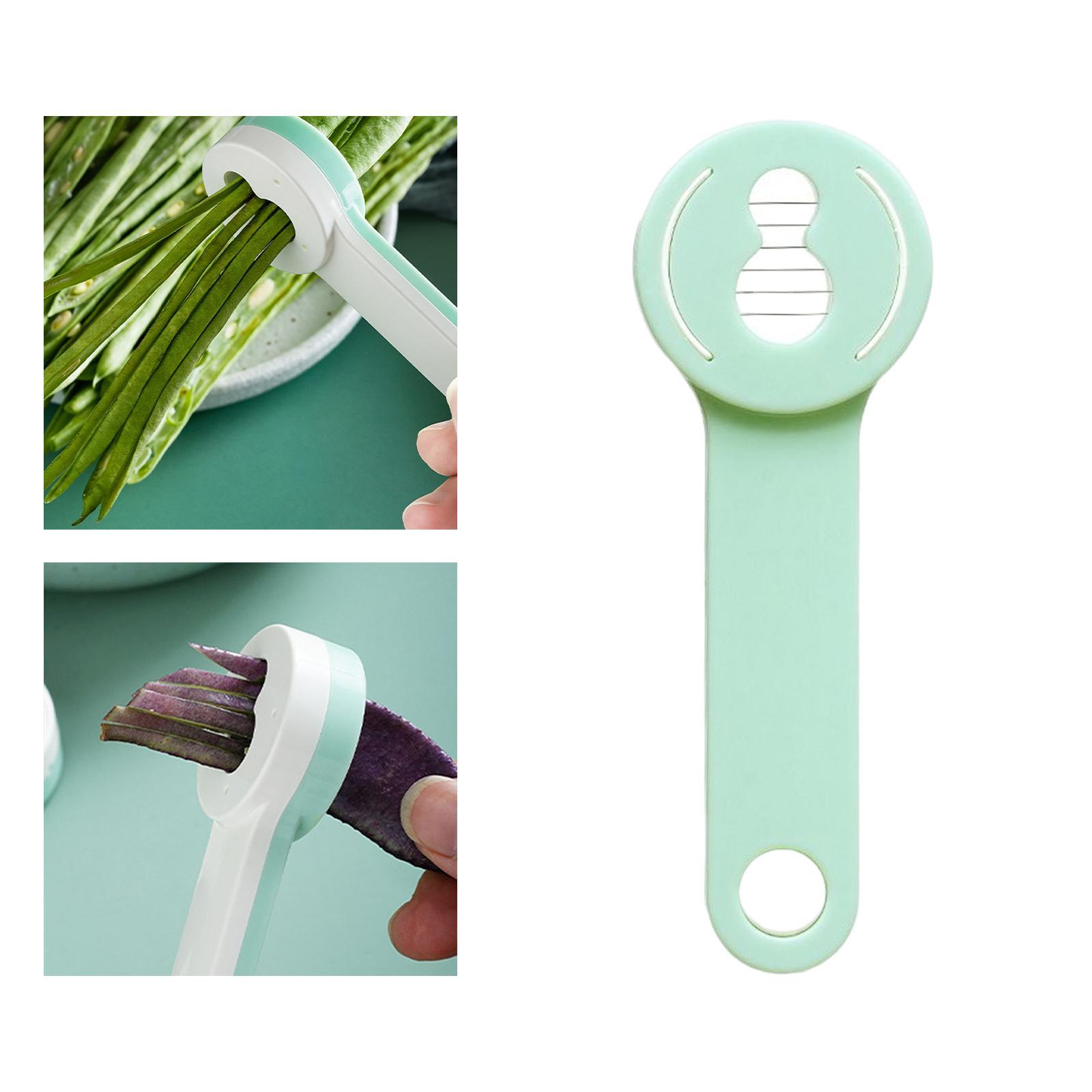 Multifunction Bean Slicer Kitchen Gadgets Long Bean Shredder for Bean