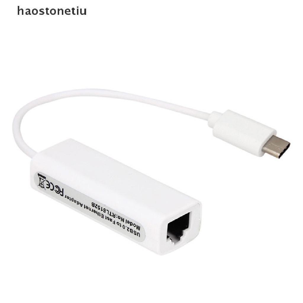 Đầu Chuyển Đổi USB 3.1 Type c Sang RJ45 Gigabit Ethernet RJ45 LAN Cho Macbook