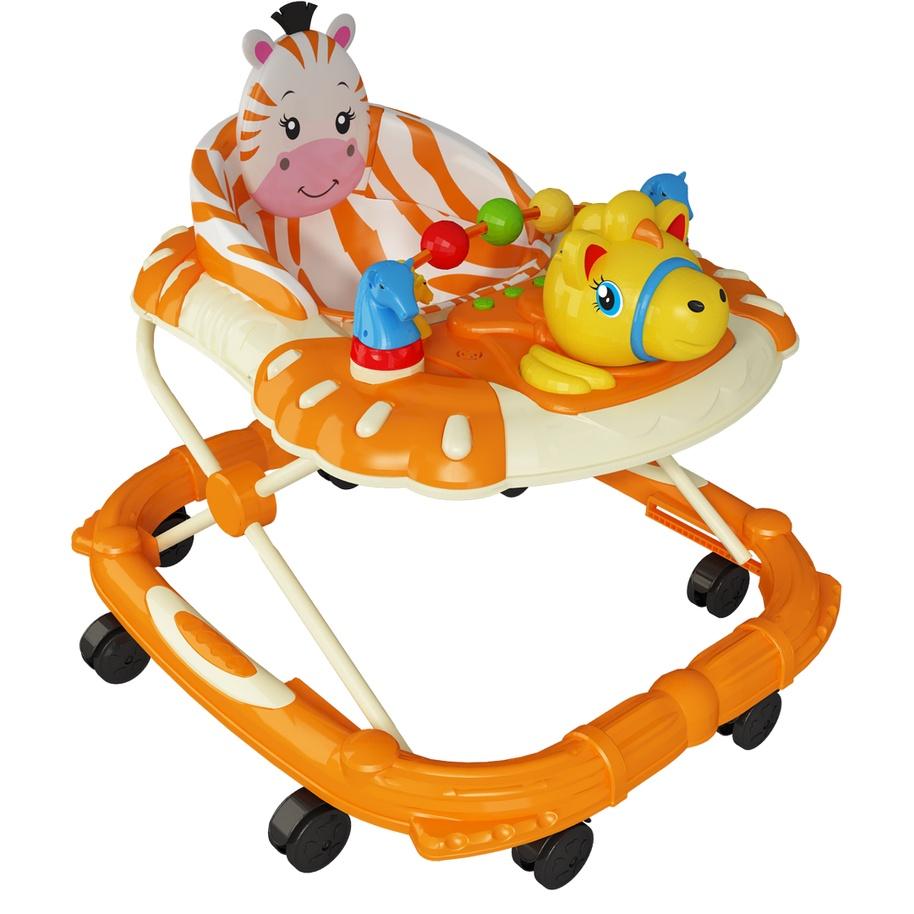 Xe Tập Đi Trẻ Em Nhựa Chợ Lớn L4 Ngựa Vằn Con (Có nhạc) Cho Bé Từ 6 đến 12 Tháng - M1773B-XTĐ