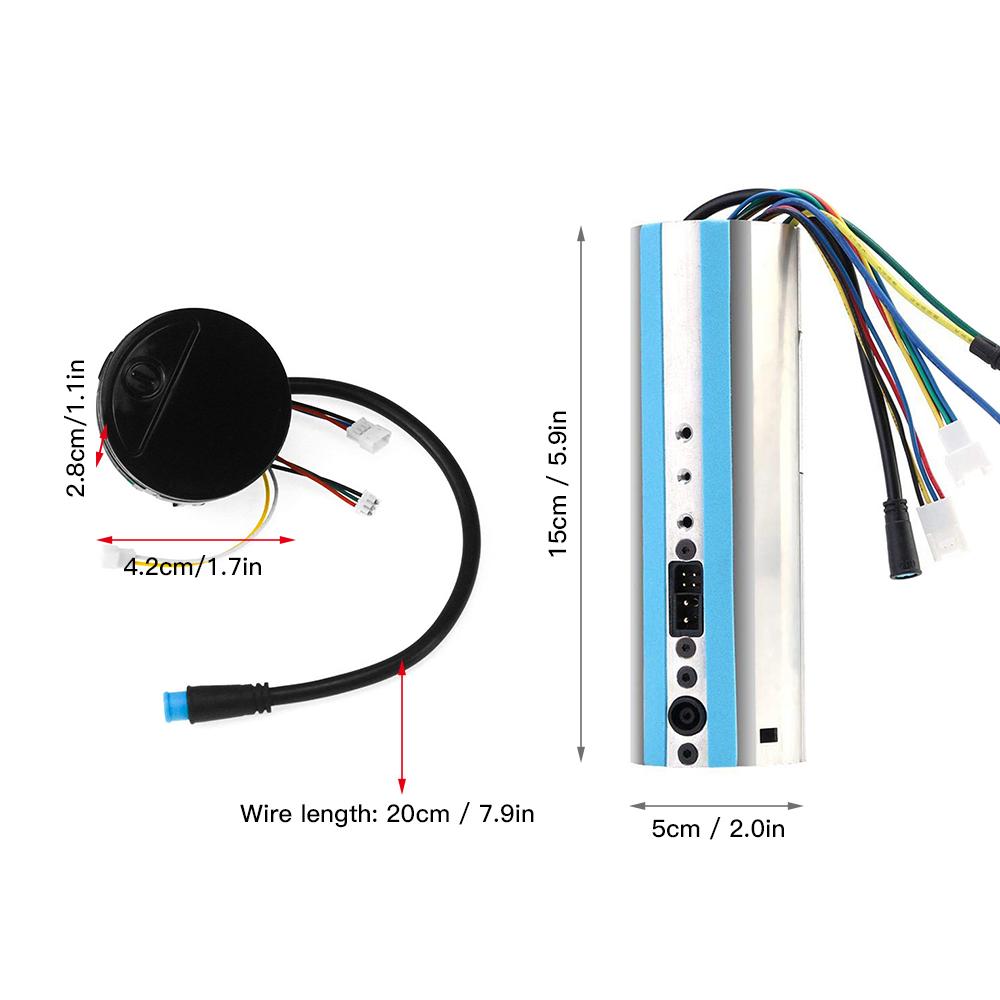 Electric Scooter BT Dashboard and Controller Mainboard Escooter Digital Display Motor Controller Replacement for Ninebot