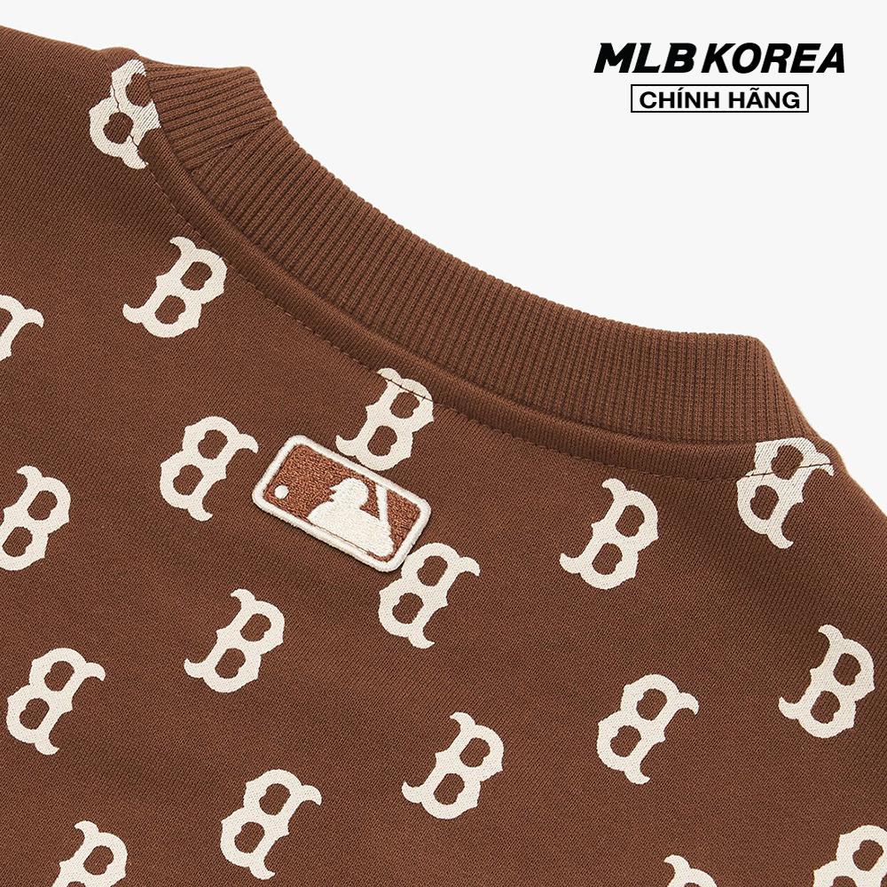 MLB - Áo sweatshirt tay dài phom suông Classic Monogram Allover Overfit 3AMTM0224