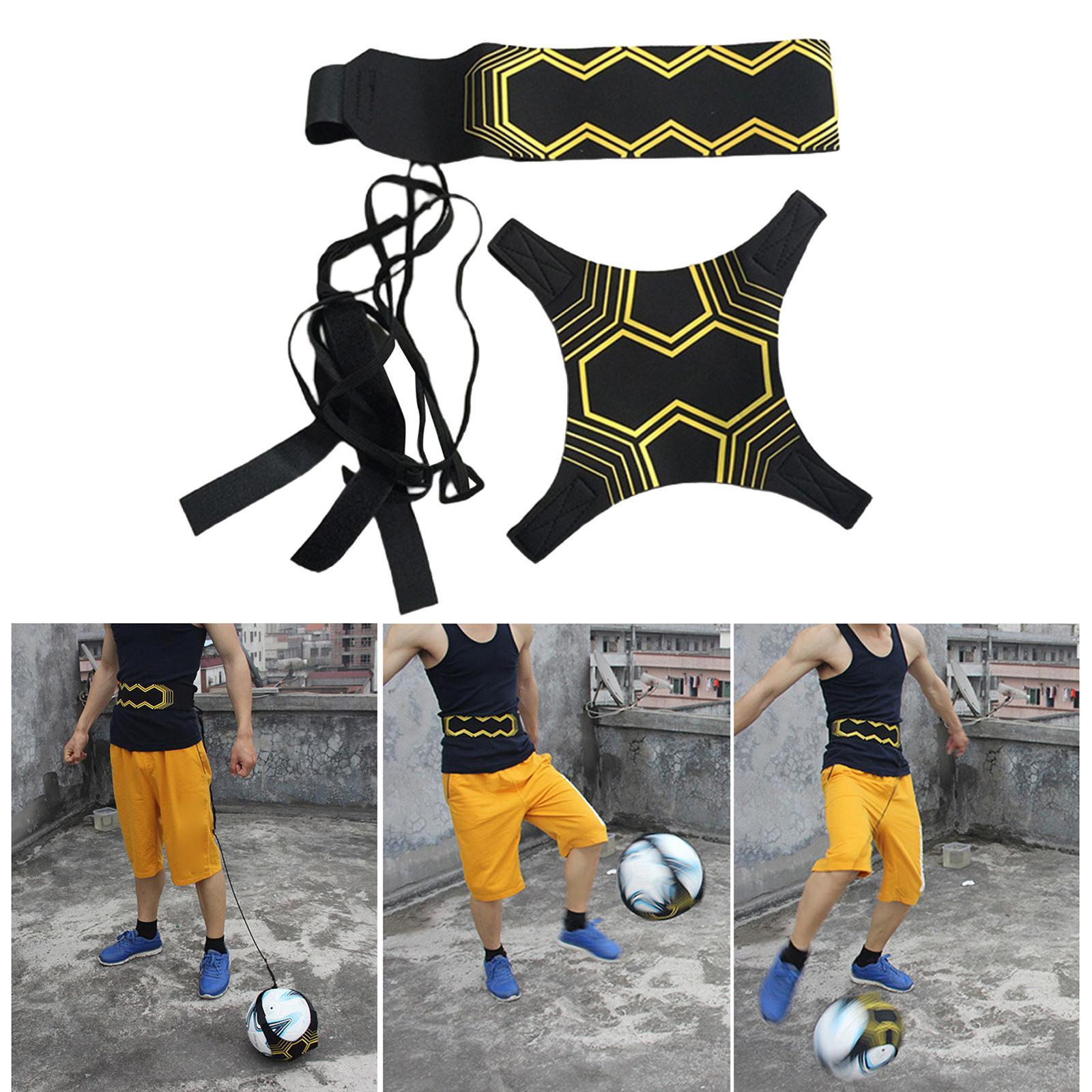 Football Kick Trainer Soccer Child Training Practice Adjustable Waist Belt