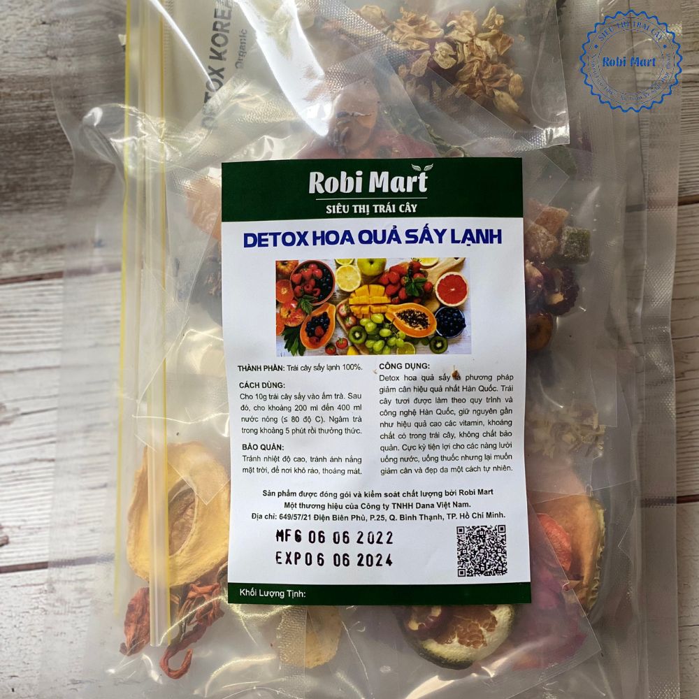 Set 10 gói Detox vip 5 vị - Không kèm bình hộp túi vải