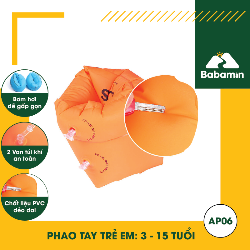 Phao Tay Tập Bơi Trẻ Em Học Bơi, Chơi Nước