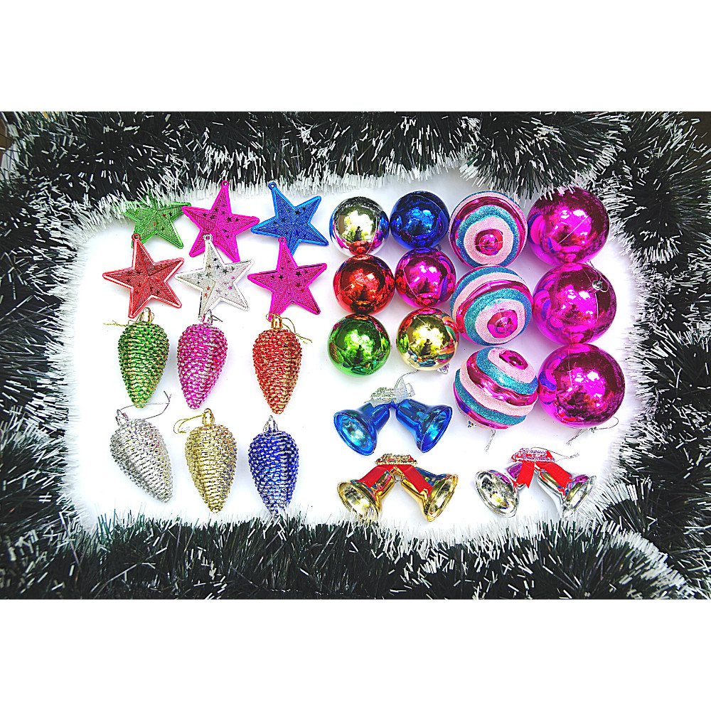 Combo 29 Phụ Kiện Trang Trí Cho Cây Thông Noel Cho Nhà Cửa Mùa Giáng Sinh