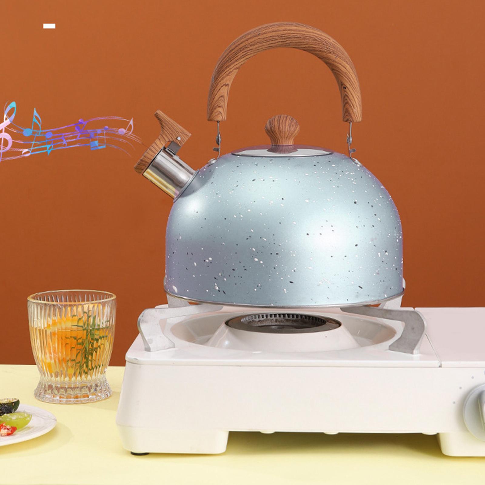 Whistling Kettle Anti Cookware Teakettle for Boiling Water Induction Cookers