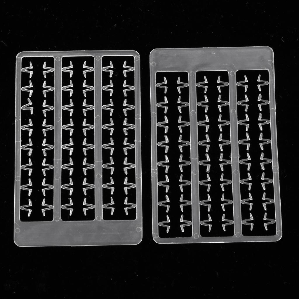30Pack Fishing Boilie Stops V Shape Bait Stopper for Pellets Meat Corn Hair Rig