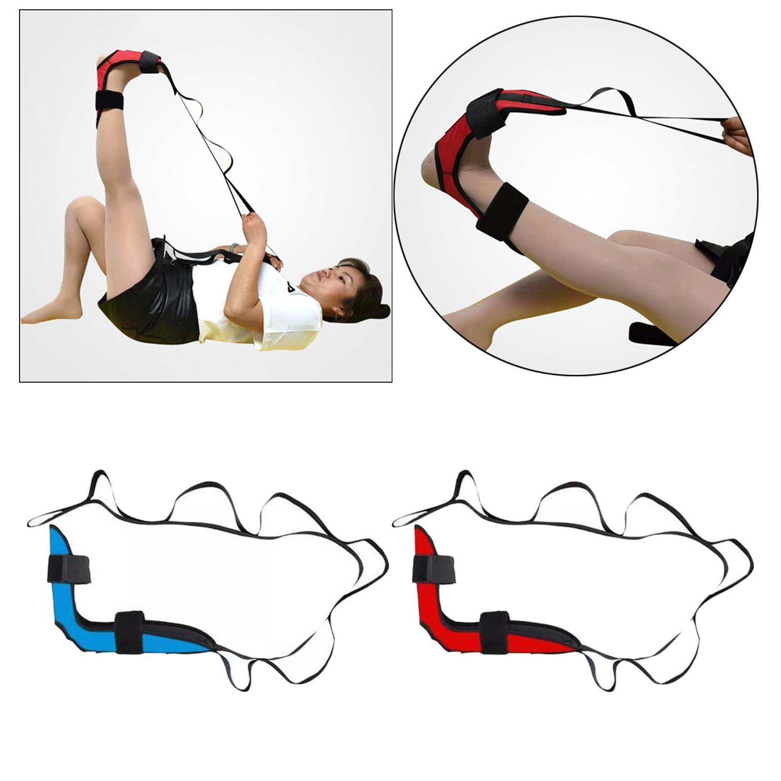Yoga Stretching Strap Calf Leg Stretcher Tendonitis Band for Exercise.