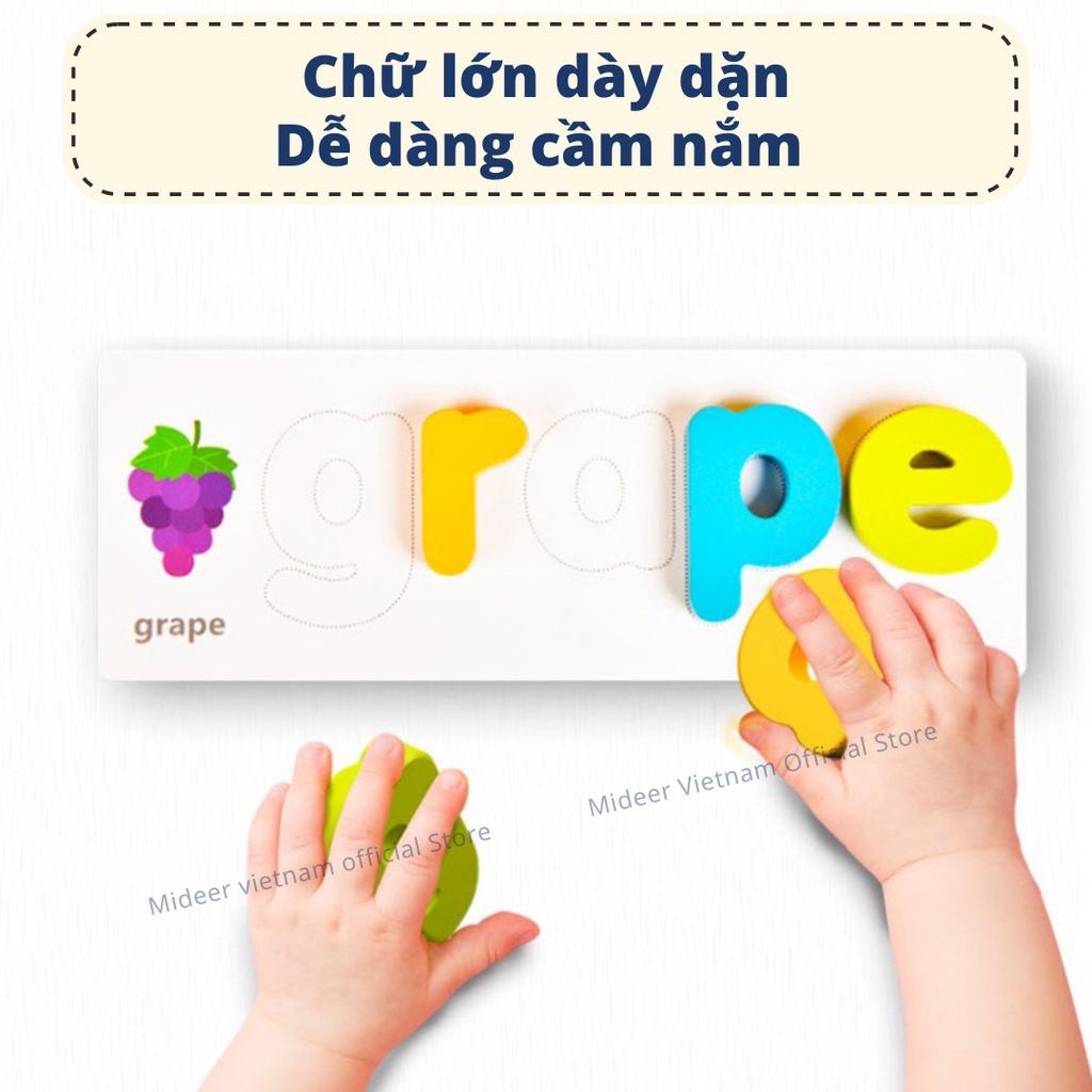 Bảng Chữ Cái Ghép Vần Tiếng Anh Mideer English Spelling Game