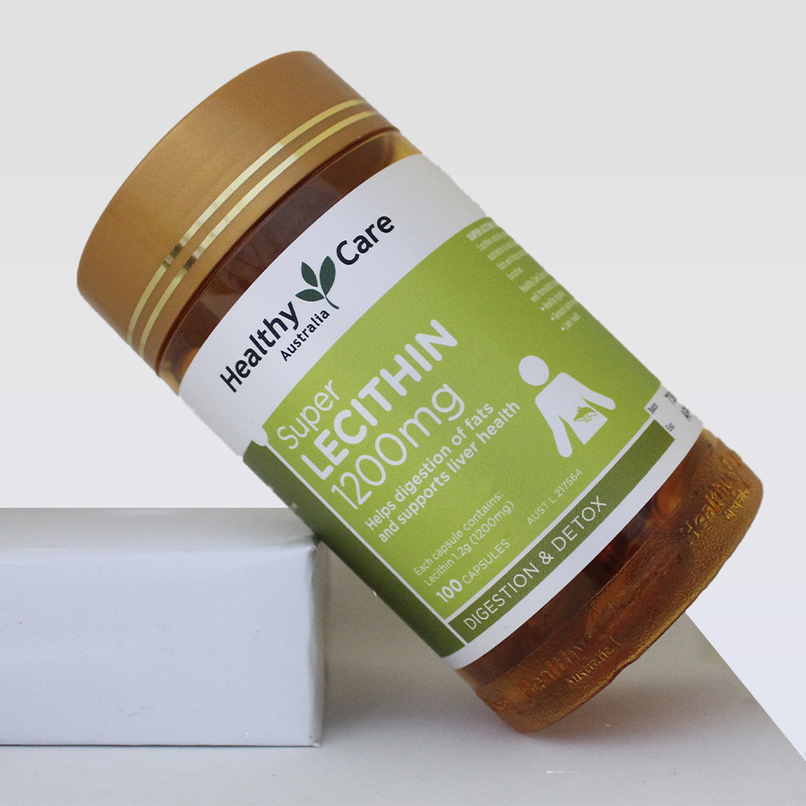 Tinh chất Mầm đậu nành Lecithin Healthy Care 100 viên
