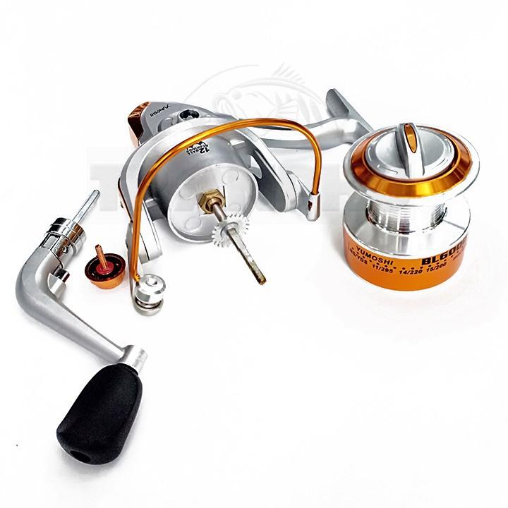 Máy câu Yumoshi BL Series, tặng kèm cước Daiwa 7 màu 100M MBL