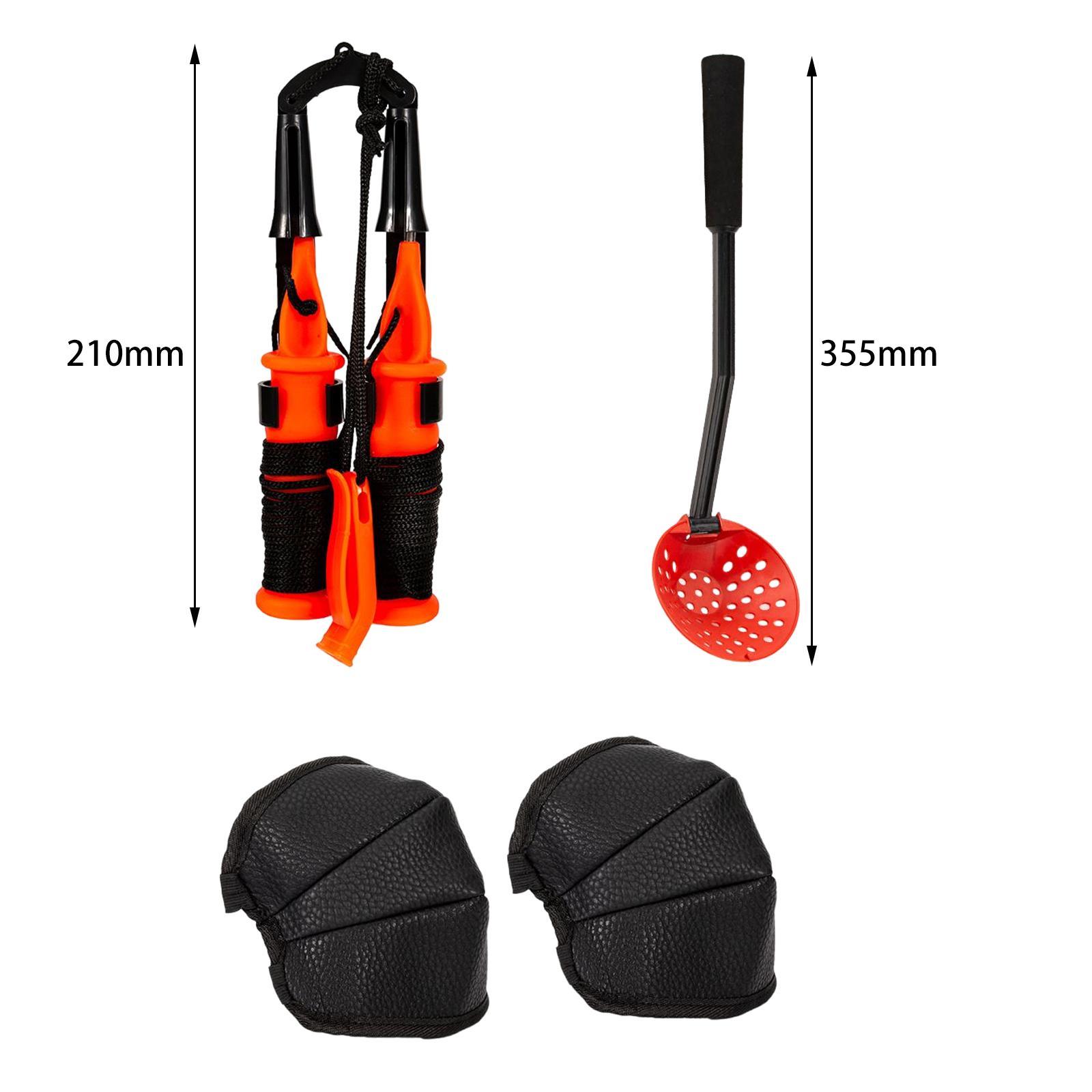 Retractable Ice Pick Non Slip Equipment Ice Scoops for Outdoor Fishing Hiking