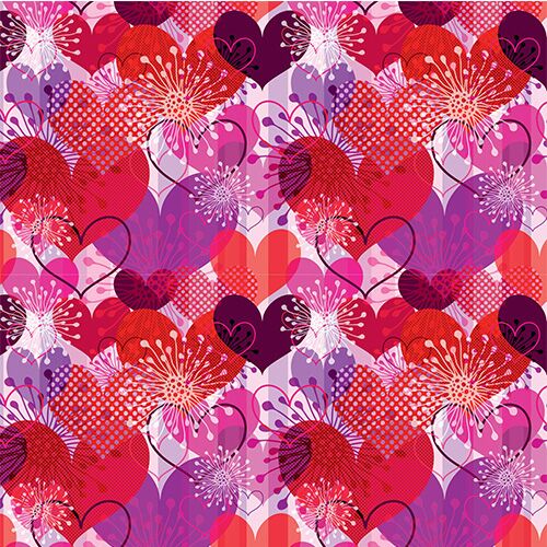 Origami Paper 100 Sheets Hearts &amp; Flowers