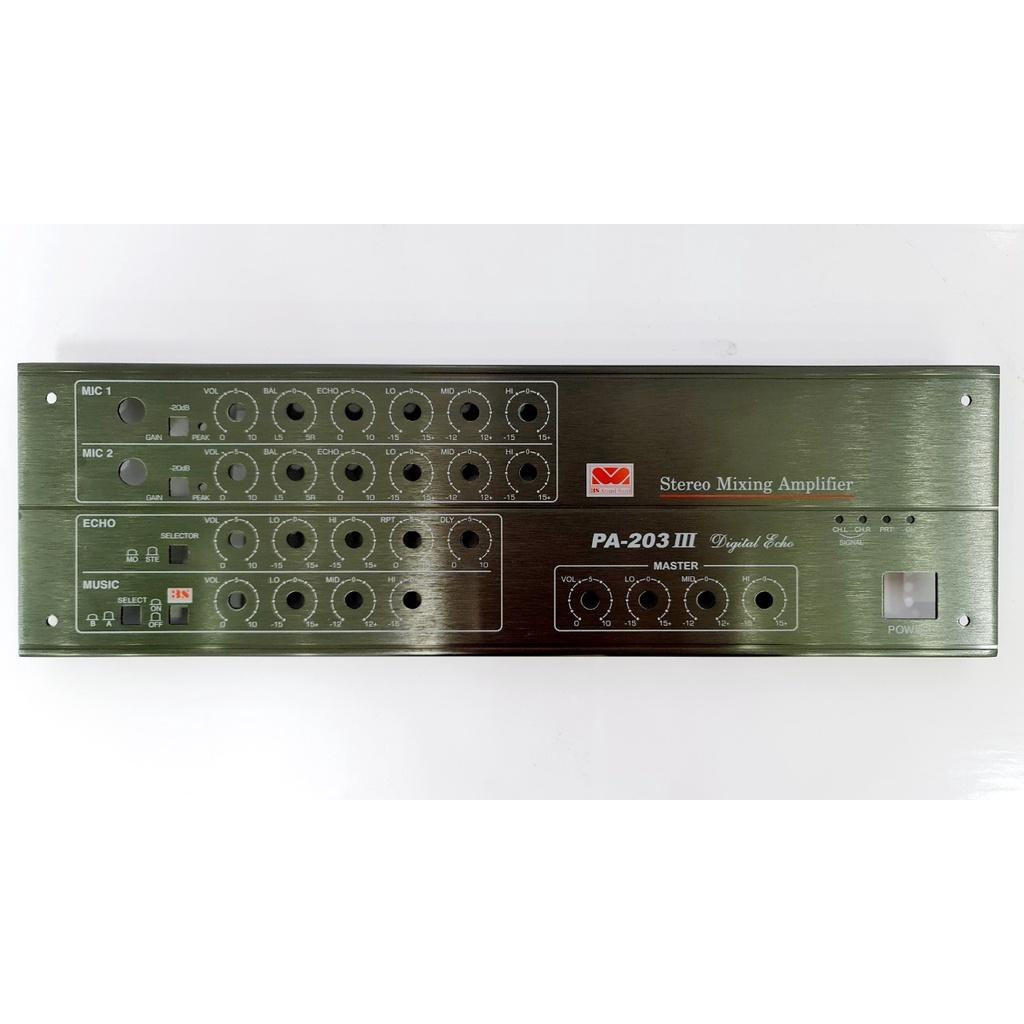 MẶT AMPLI PA 203