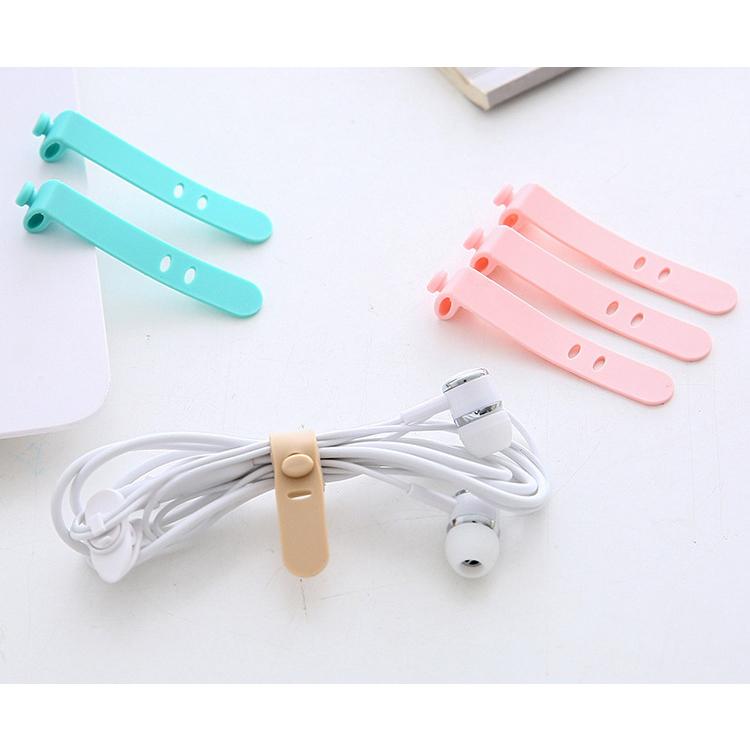 COMBO 4 DỤNG CỤ QUẤN DÂY CÁP SẠC, TAI NGHE BẰNG SILICON TIỆN DỤNG