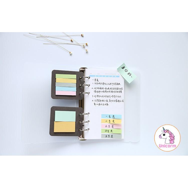 Giấy ghi chú - note bookmark sổ Còng 