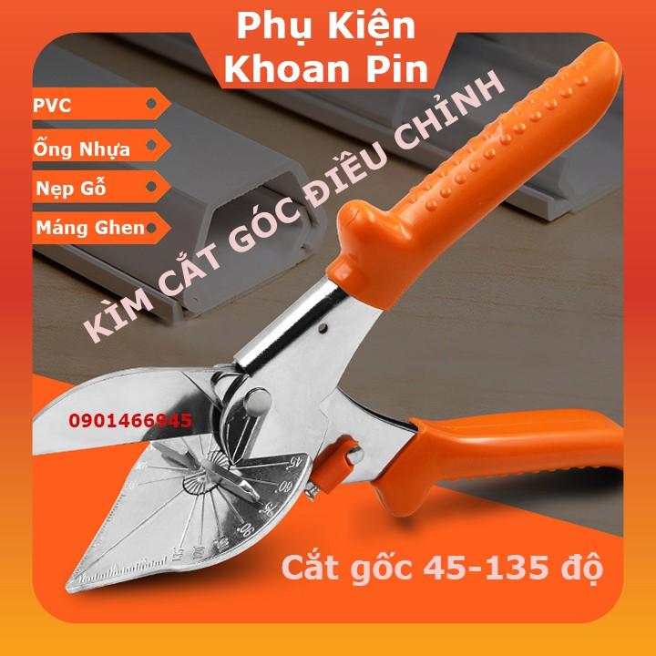 Kìm cắt góc để cắt và đi góc máng ghen điện cực nhanh , có thể điều chỉnh góc cắt