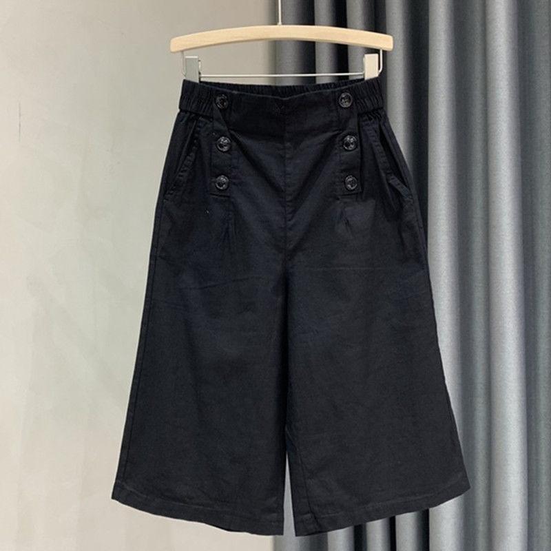 Quần Nữ Ống Rộng Lưng Thun Form Dài - Eo co giãn kaki 808 - 4xl Khuyến nghị 165-180 kg