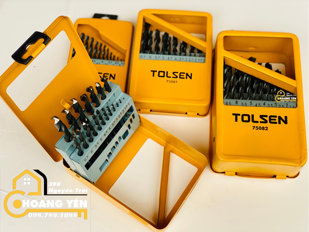 Bộ Khoan Sắt Công Nghiệp 13 Món Tolsen 75080
