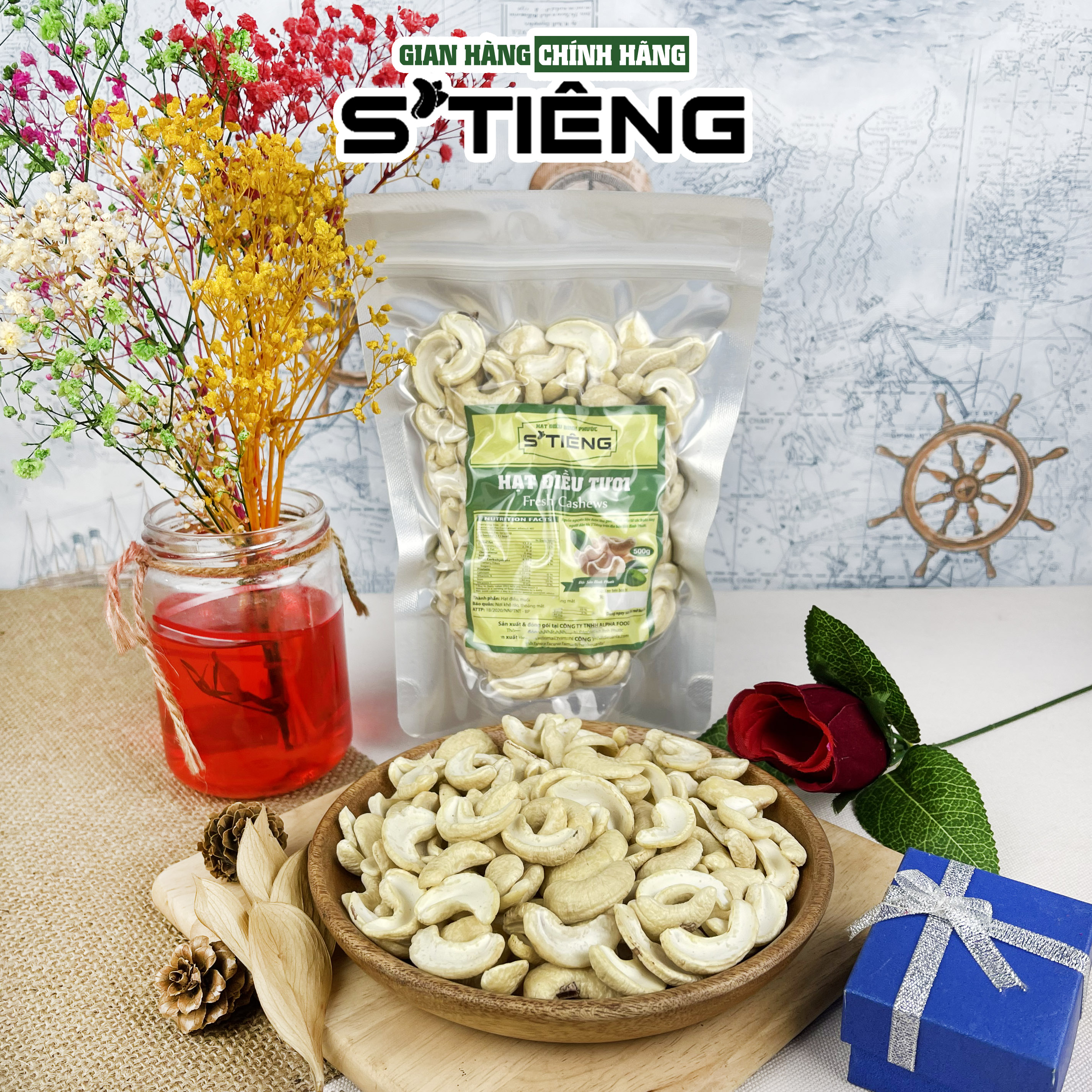 Hạt Điều Tươi Làm Sữa Làm Bánh STIÊNG Bình Phước